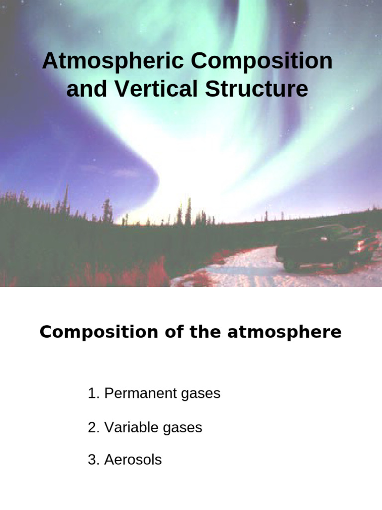 Atmospheric Composition and Structure | PDF | Atmosphere Of Earth ...