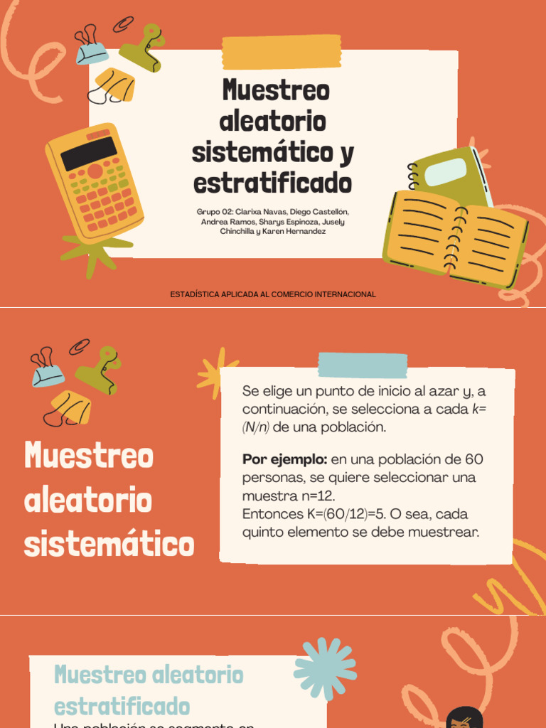 Muestreo Aleatorio y Estratificado en Estadística | PDF