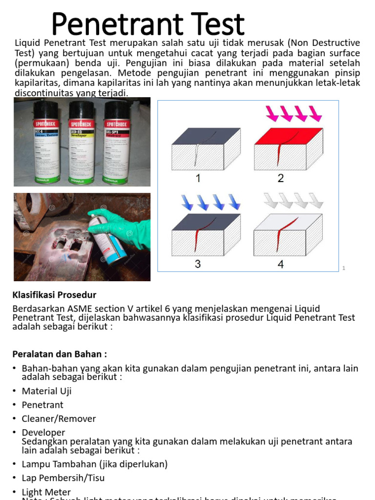 Penetrant Test | PDF