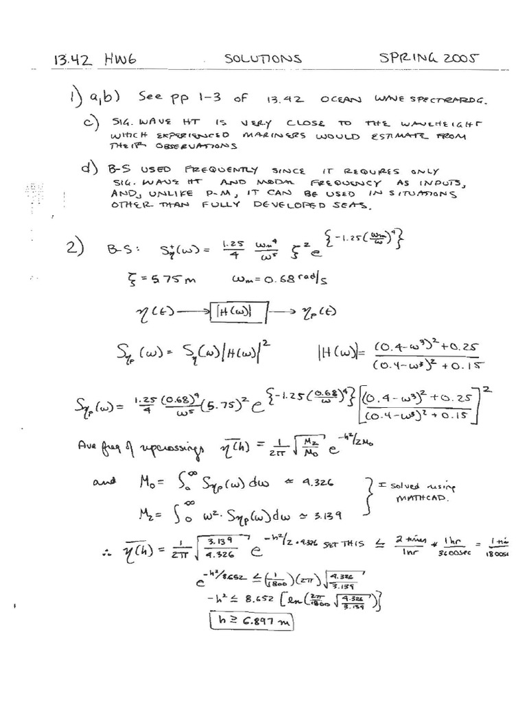 Fluid Dynamics Homework Problems | PDF | Waves | Sphere