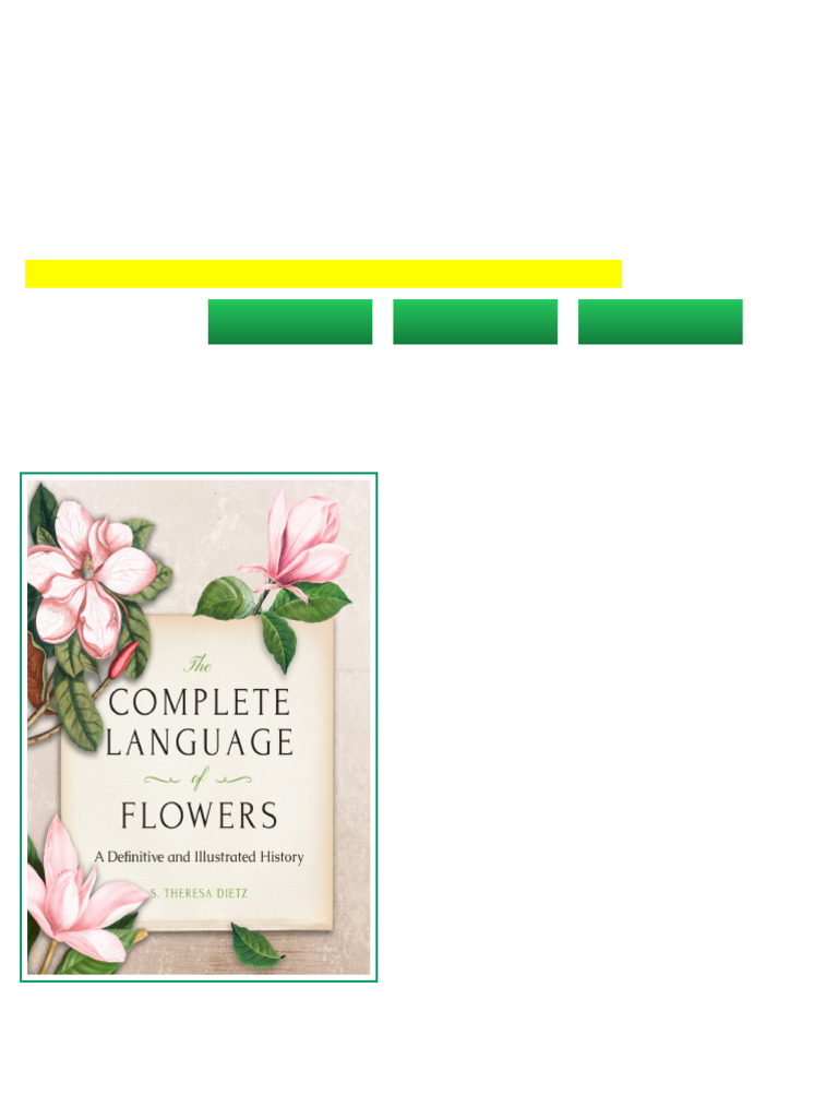 (Ebook) The Complete Language of Flowers: A Definitive and Illustrated ...