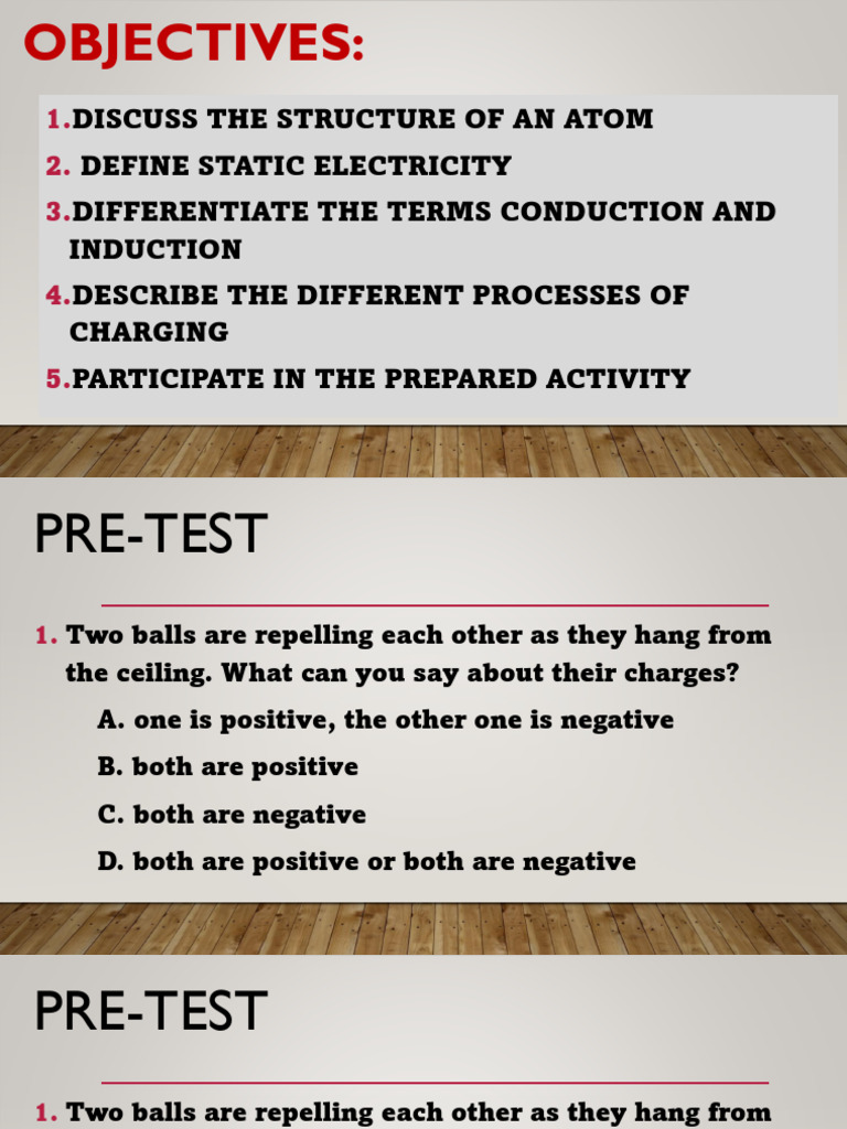 Understanding Static Electricity Concepts | PDF | Electric Charge ...