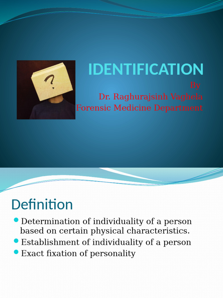 Forensic Identification Methods Explained | PDF | Fingerprint