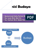 Definisi Budaya