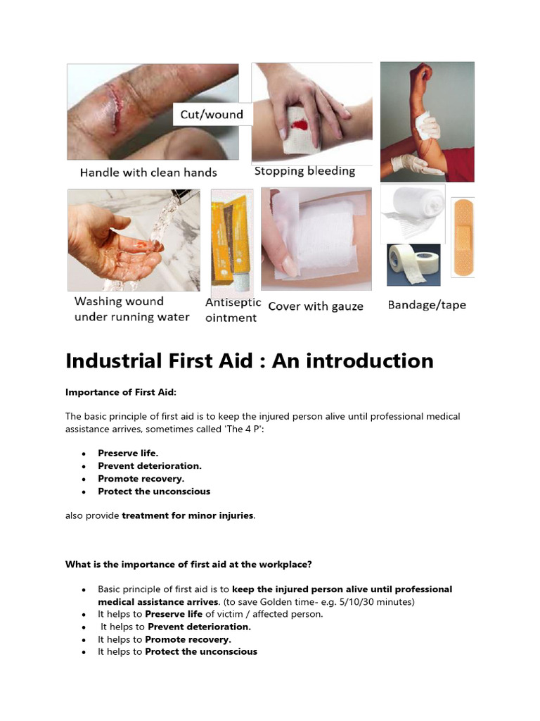 Workplace First Aid Training Essentials | PDF | First Aid | Employment