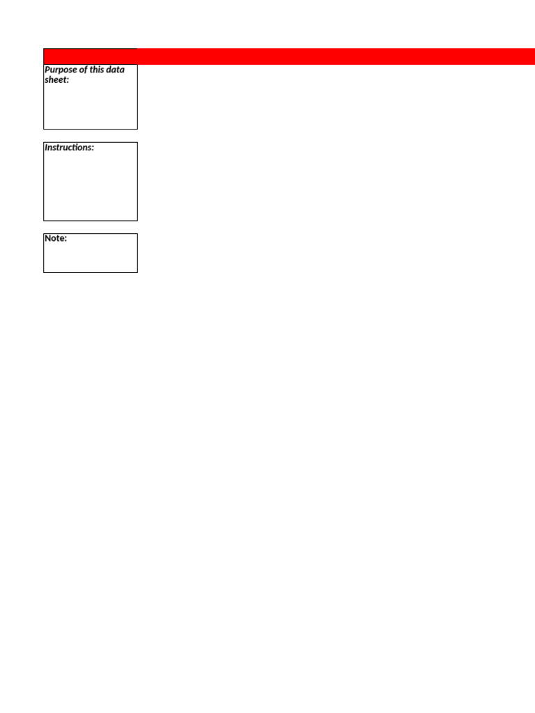 Data Collection Form | PDF