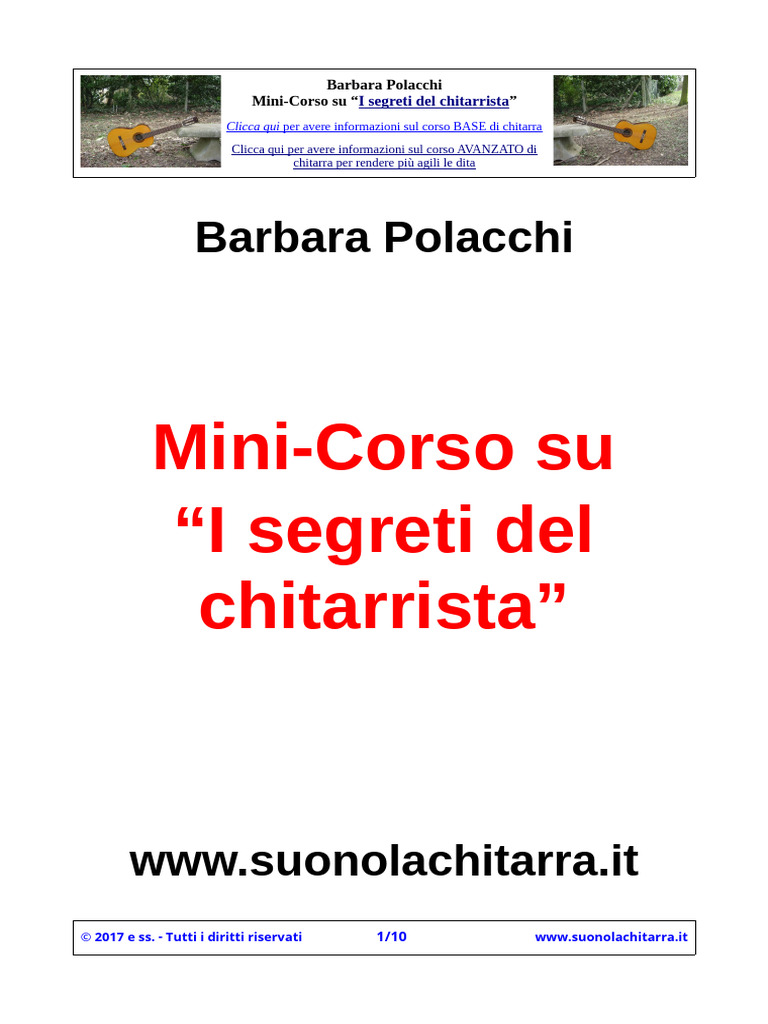 Mini Corso Segreti | PDF