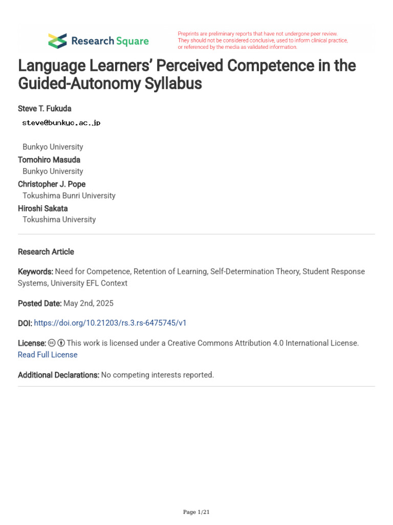 Enhancing Language Learners' Competence | PDF | Learning | Motivational