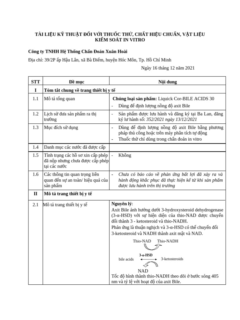 TLKT Liquick Cor-Bile Acids | PDF