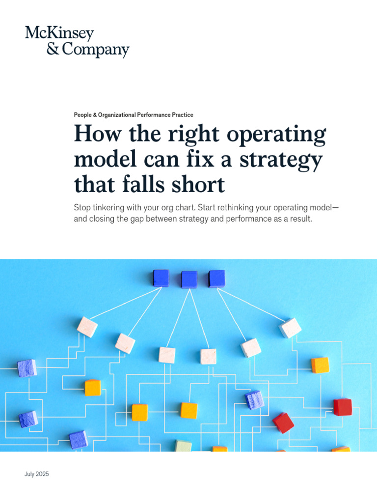 Optimize Your Operating Model for Success | PDF | Leadership | Decision ...
