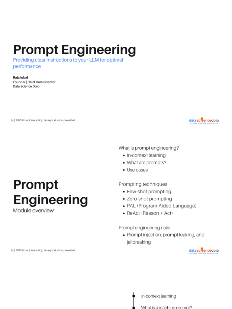 Fundamentals of Prompt Engineering Feb 2025 | PDF | Computing | Learning