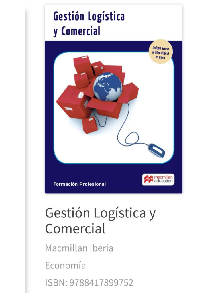 Gestion Logistica y Comercial Macmillan 2020 1 | PDF
