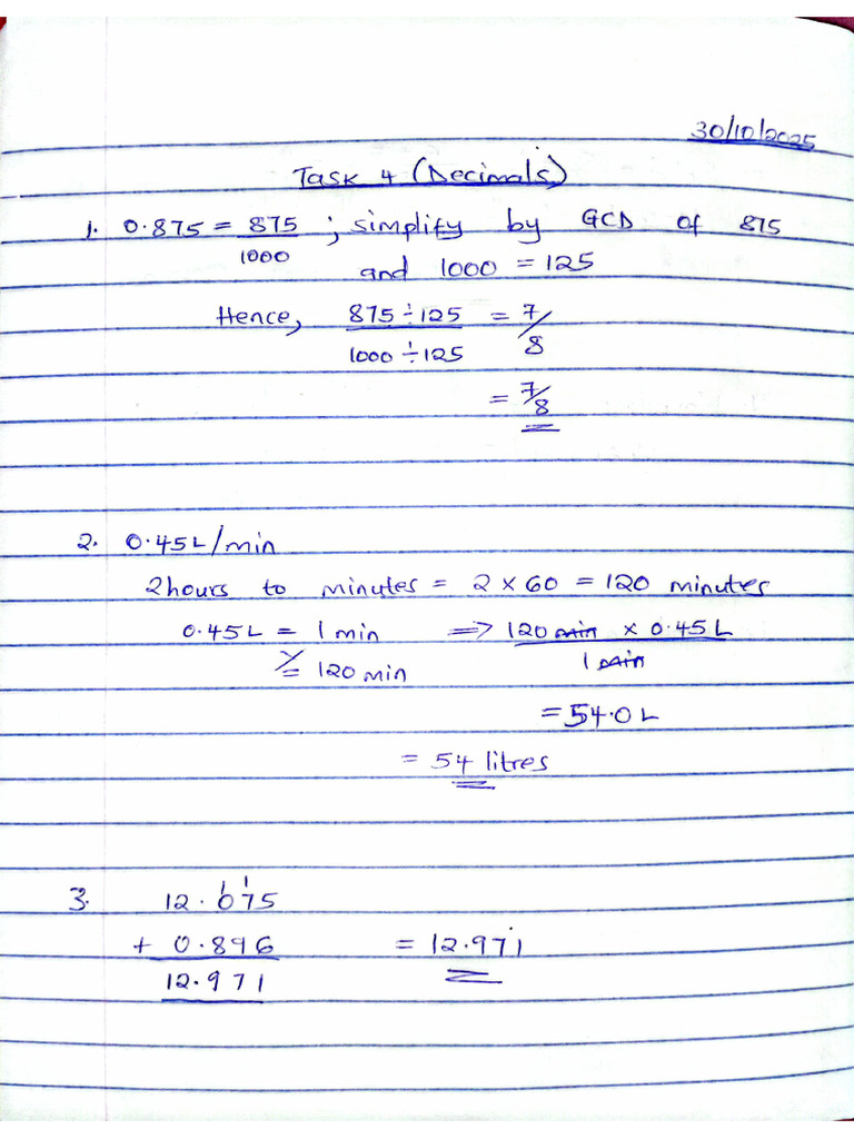 Mathematics G8 Daily Task 4 Answers | PDF
