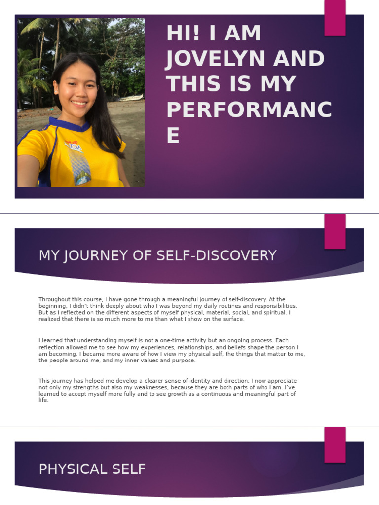 My Journey of Self-Discovery | PDF | Identity (Social Science) | Self