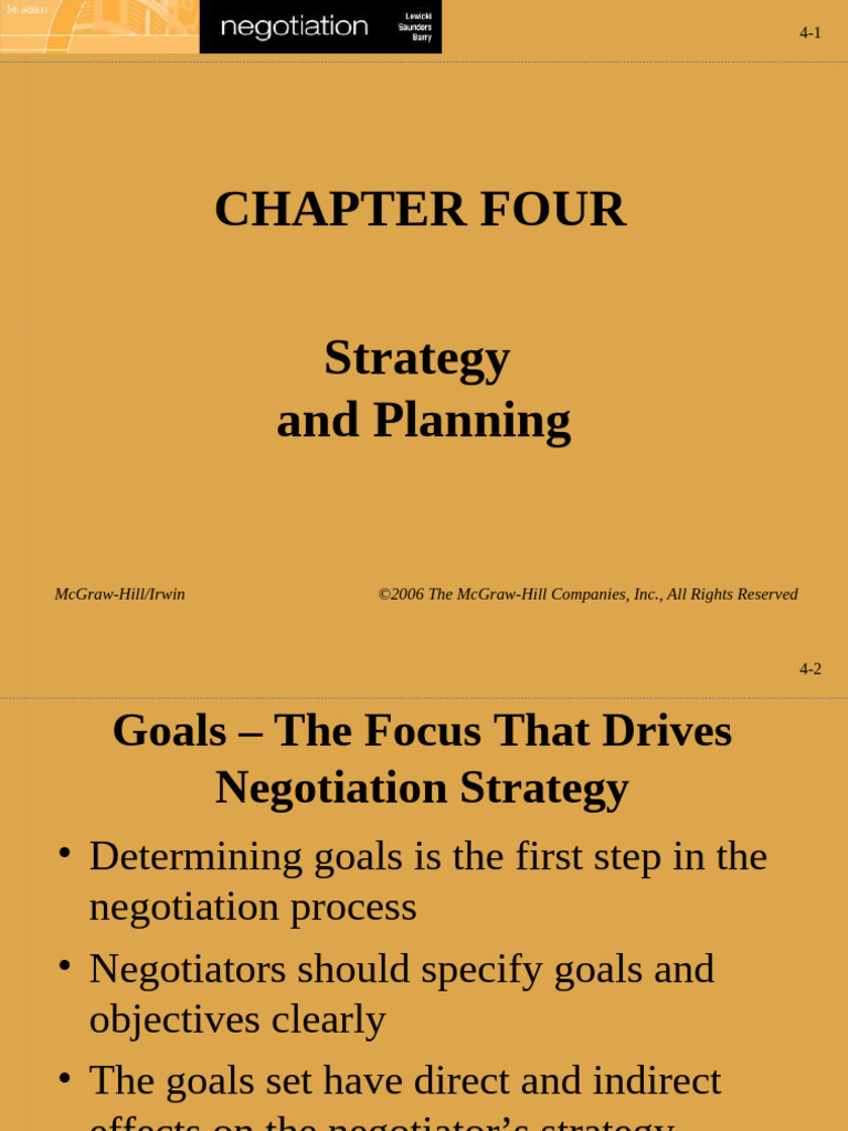 INChap004 | PDF | Negotiation | Bargaining
