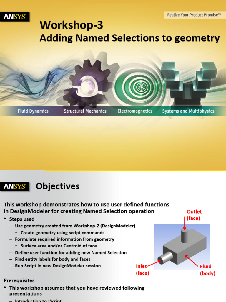 Create Named Selections in DesignModeler | PDF | Software Development ...