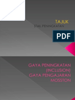 Mosston Gaya Peningkatan/ Inclusion