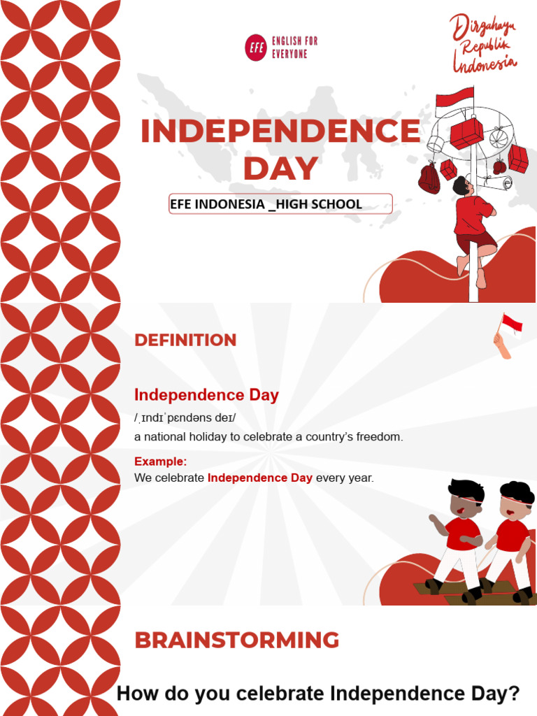 Hs - Independence Day (21!08!2025) | PDF | Independence Day (United ...