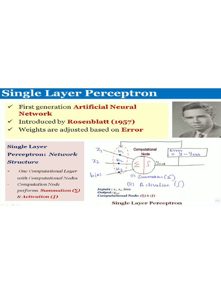 Single Layer Perceptron | PDF