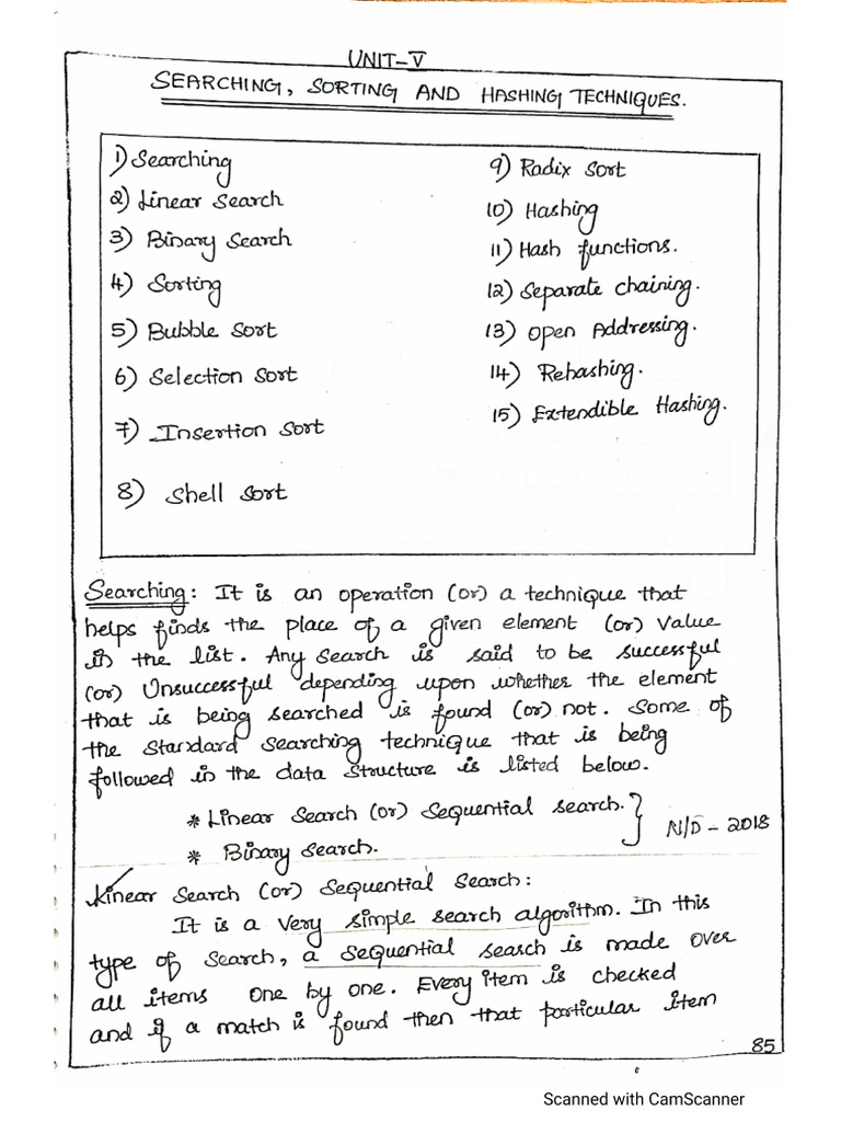 DS Unit V | PDF