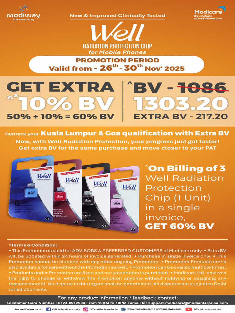 Modicare Extra BV Promotion Details | PDF