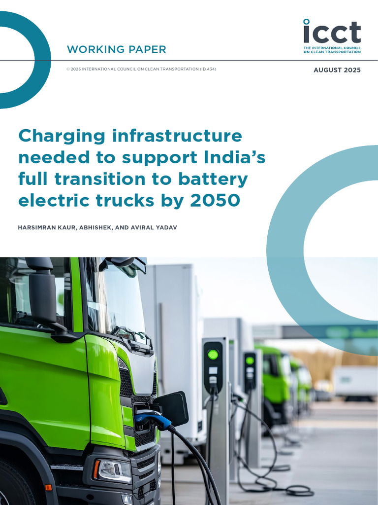 India’s Charging Needs for Electric Trucks | PDF | Battery Charger ...