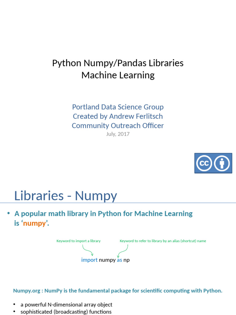 Python Libraries for Data Science | PDF | Software Engineering ...