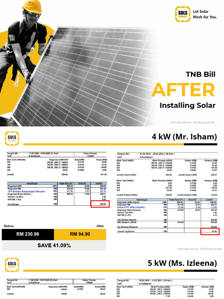 TNB Bill Comparison | PDF
