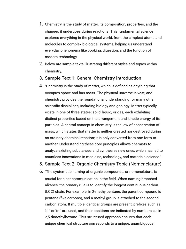Chemistry Fundamentals and Topics Explained | PDF | Chemistry | Matter