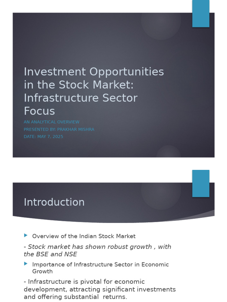 Infrastructure Stock Investment Guide | PDF