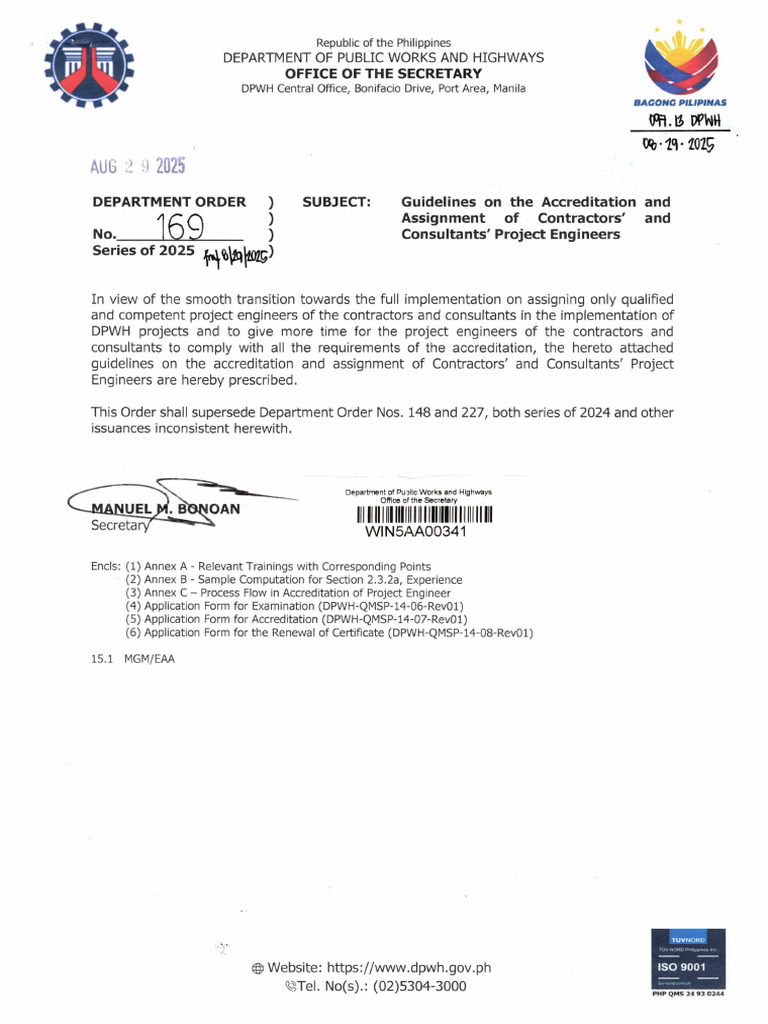 Contractor Project Engineer Accreditation Guidelines | PDF | Identity ...