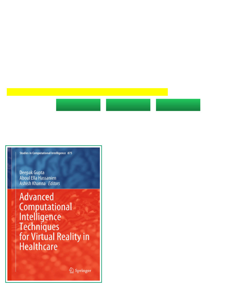 (Ebook) Advanced Computational Intelligence Techniques for Virtual ...