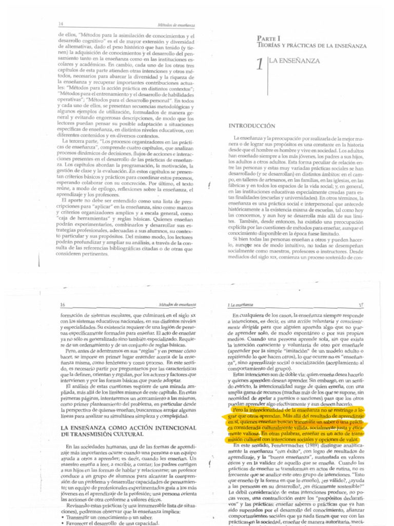 Davini Maria Cristina Metodos de Ensenanza 1 y 2 | PDF