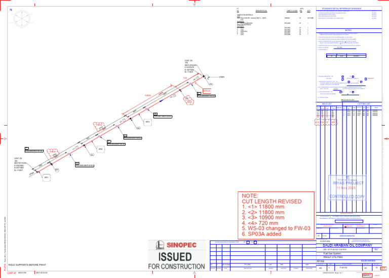 Saudi Aramco Weld and Fabrication List | PDF | Pipe (Fluid Conveyance ...