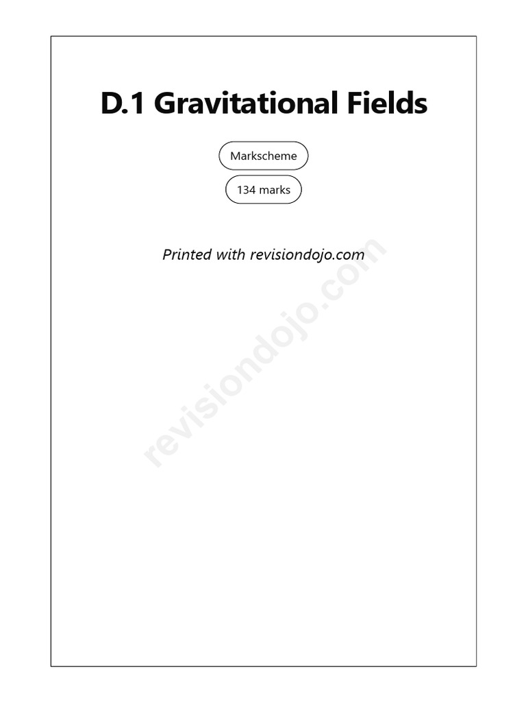 Revision Dojo | PDF | Orbit | Force