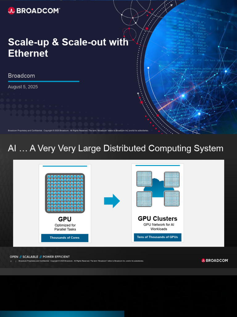 AI Scale-Up and Scale-Out Networking | PDF | Graphics Processing Unit ...