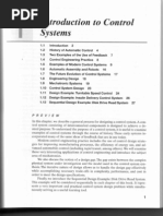 Chapter 1 Introduction To Control Systems