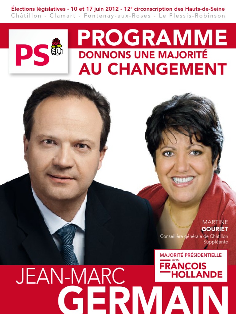 Le Programme De Jean Marc Germain Francois Hollande Retraite
