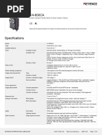Keyence IV4-G500CA Sensor Data Sheet | PDF | Lighting | Exposure ...