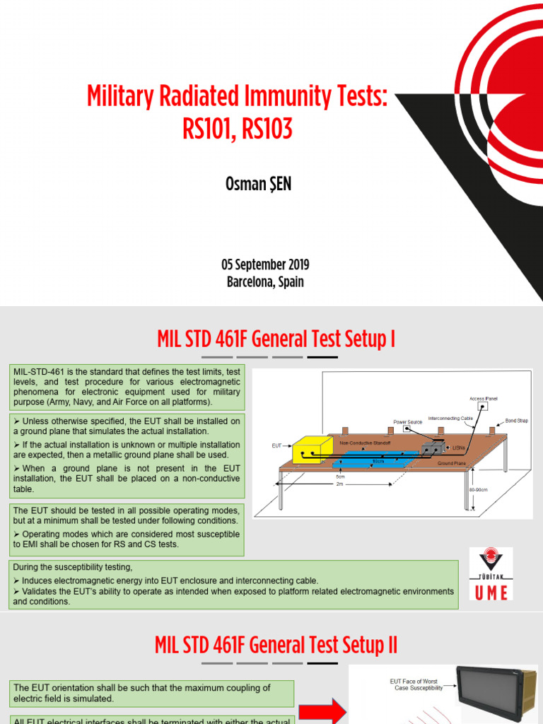 Military Radiated Immunity Testing Guide | PDF | Antenna (Radio) | Hertz