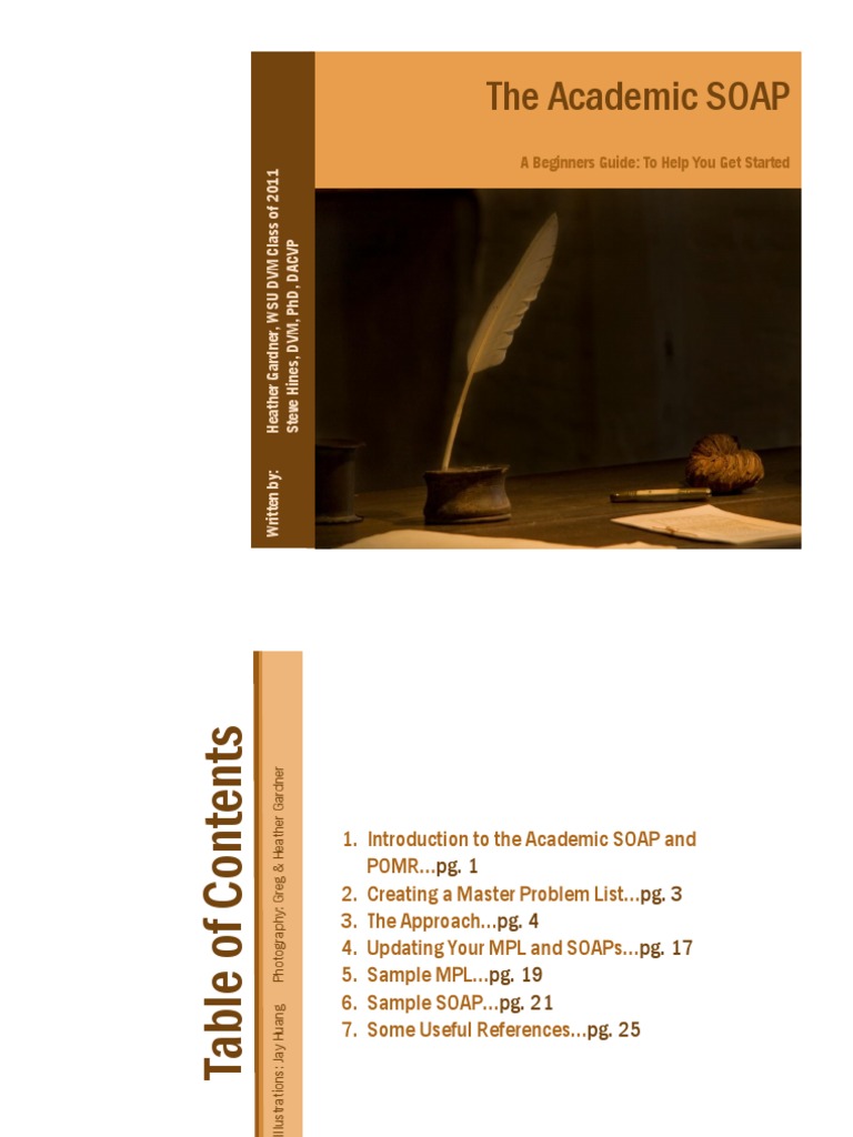 Academic SOAP Writing Guide | PDF | Lymph Node | Lymphatic System