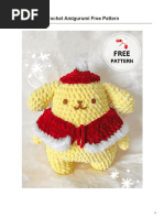 Free Kuromi Amigurumi Crochet Pattern | PDF | Crochet | Artistic Techniques