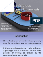 Amphibious Surveillance Hovercraft, Major Project, Final Year, Btech-EC, 2011-12