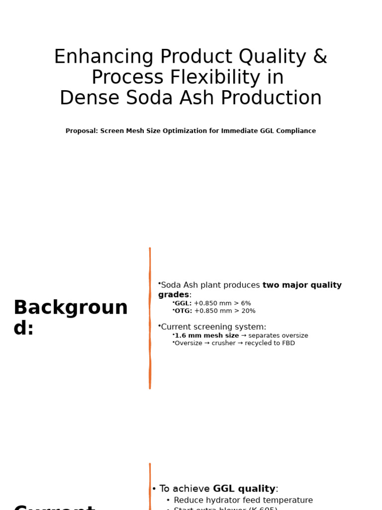 Optimize Screen Mesh for Soda Ash Quality | PDF