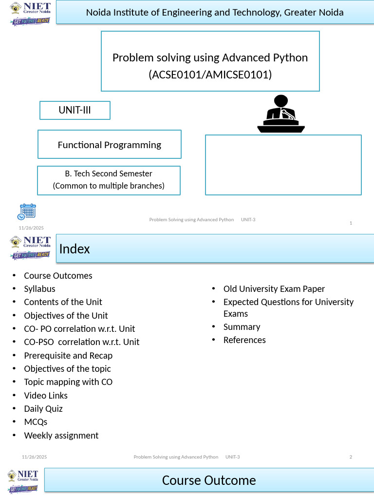 Advance Python Unit 3 | PDF | Anonymous Function | Scope (Computer Science)