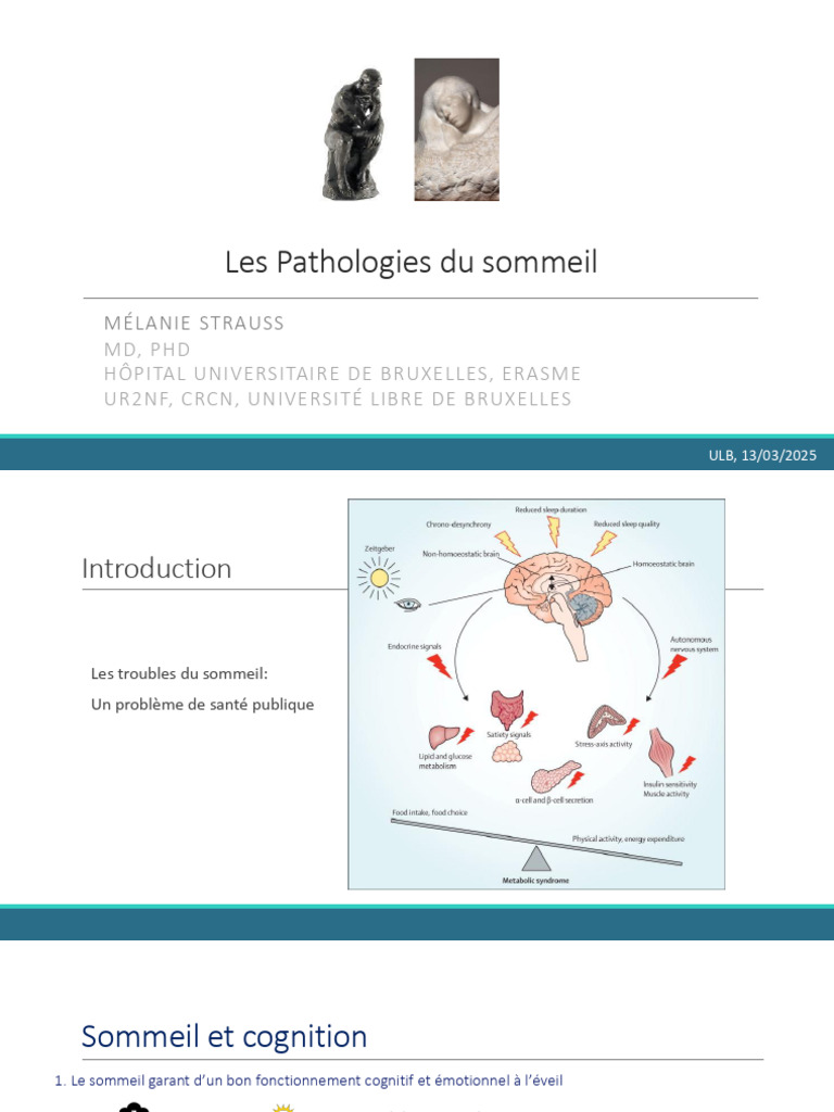 Pathologies du sommeil : Insomnie et traitements | PDF | Syndrome d ...