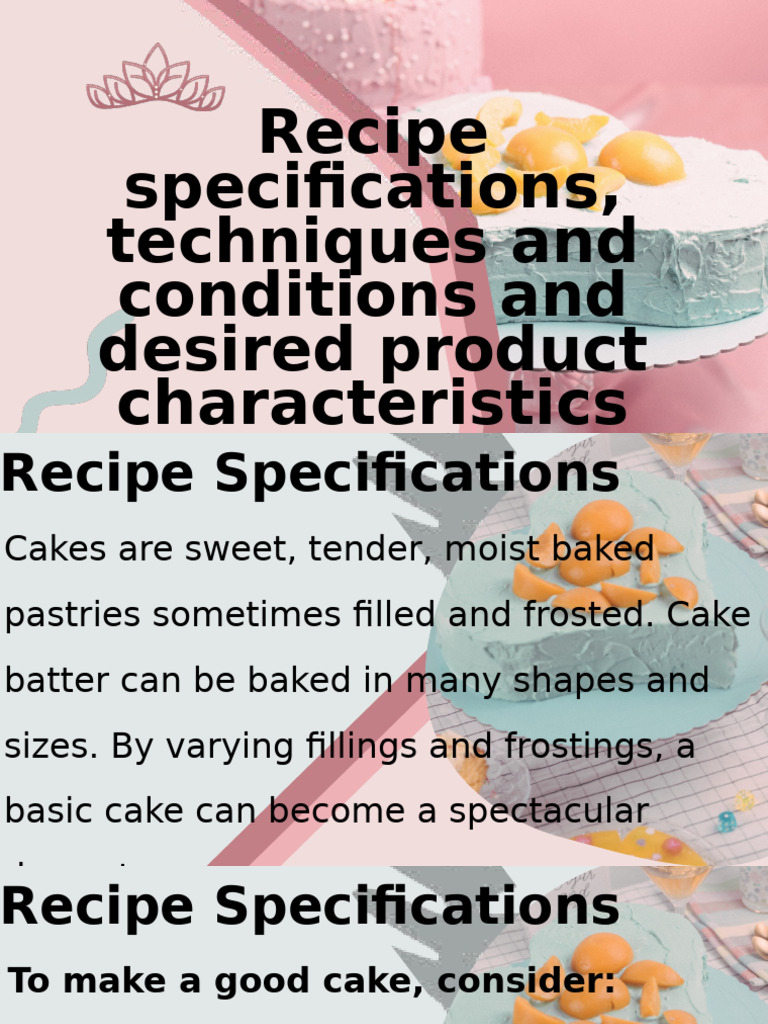 Comprehensive Cake Recipe Guide | PDF | Cakes | Chocolate