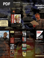 "Michael Arnzen: Purveyor of the Uncanny": Brochure by Nathan Rosen