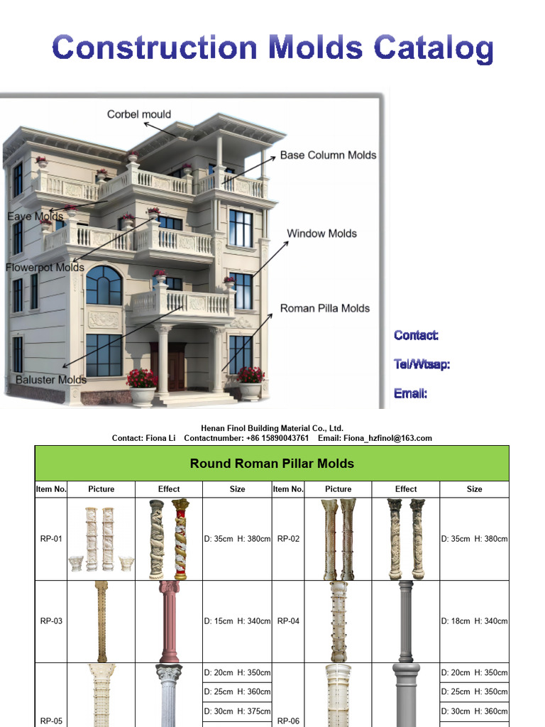 Exterior Molds Catalogue (2025!07!08 06-20-45) | PDF