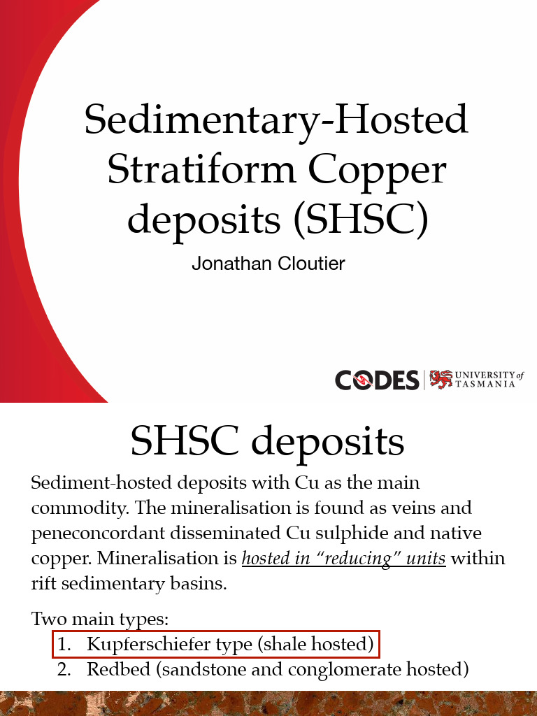 1 - SHSC Deposits - OMD2020 | PDF | Natural Materials | Classification ...